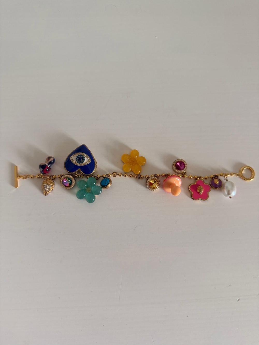 Kurt Geiger - Colorful Multicharm Bracelet - Picture 3 of 4